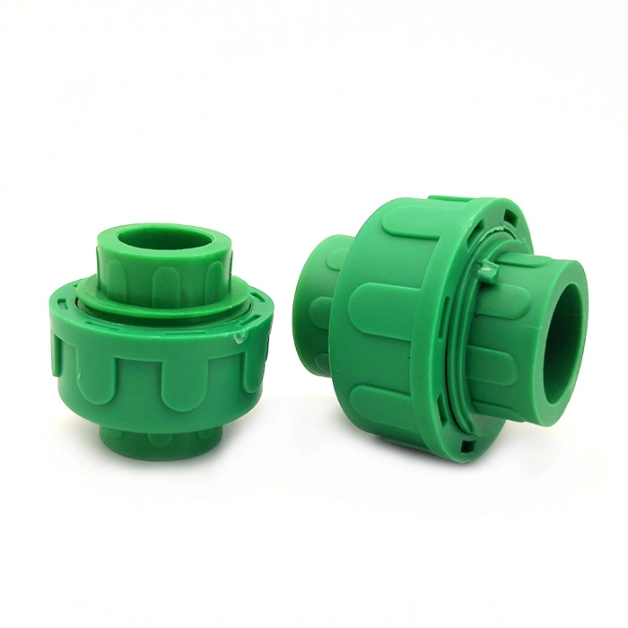 DIN8077 Green Color Plastic PPR Union Pipe Fittings for Drinking Water