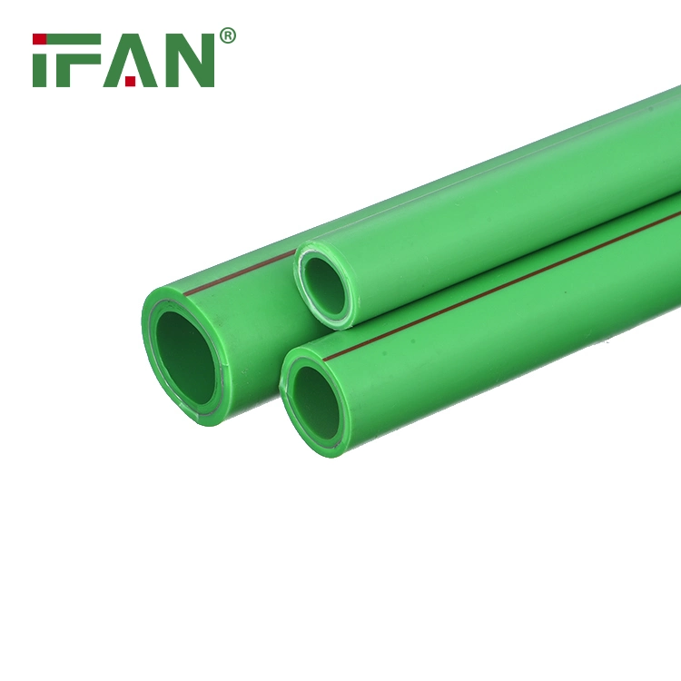 Ifan Customized Green Pn25 PPR Pipe Plastic Green PPR Pipe and Fitting