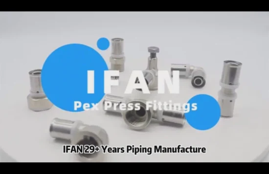 Ifan maßgeschneiderte Pressfittings für Pex-Rohre, Sanitärmaterial, Pressfitting aus Messing