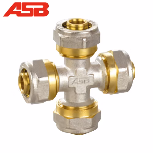 Pex Al Pex Rohr für Fußbodenheizung 1216 mm mit Messingbeschlägen