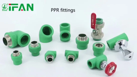 Ifan PPR/PP/PVC-Rohre und Formstücke, 20–110 mm PPR-Rohrformstücke